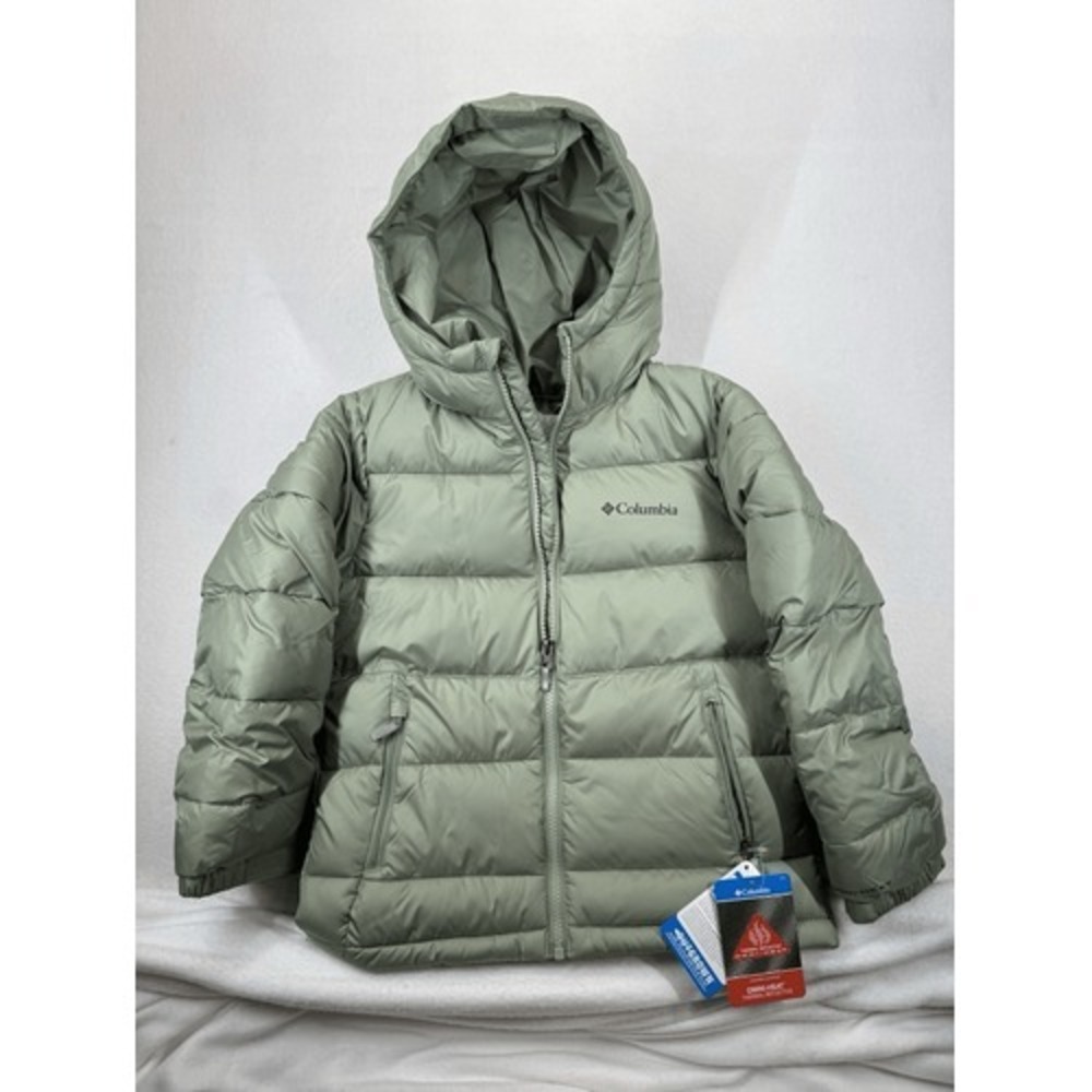 Columbia Youth Pike Lake II Hooded Jacket Green Small (8) NWT $90 MSRP